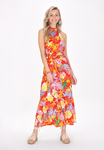 IZIA - Vestido de verão em vermelho