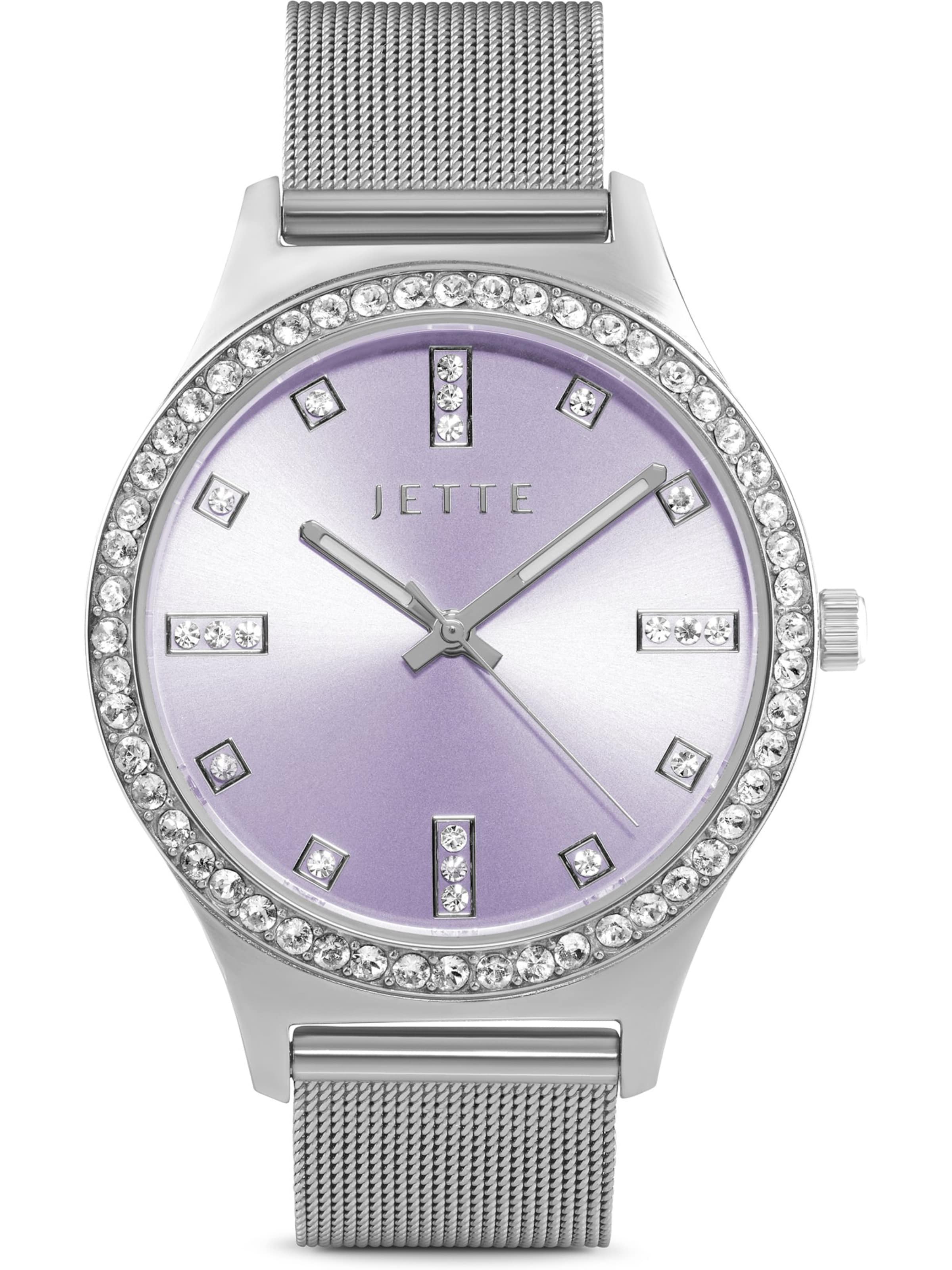 JETTE Analog Watch in Silver: front