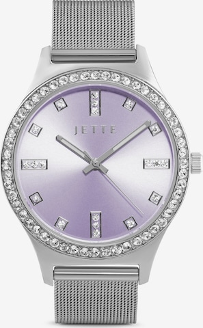 JETTE Analog Watch in Silver: front