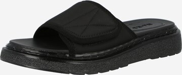 NA-KD Pantoletter 'Velcro' i svart: forside