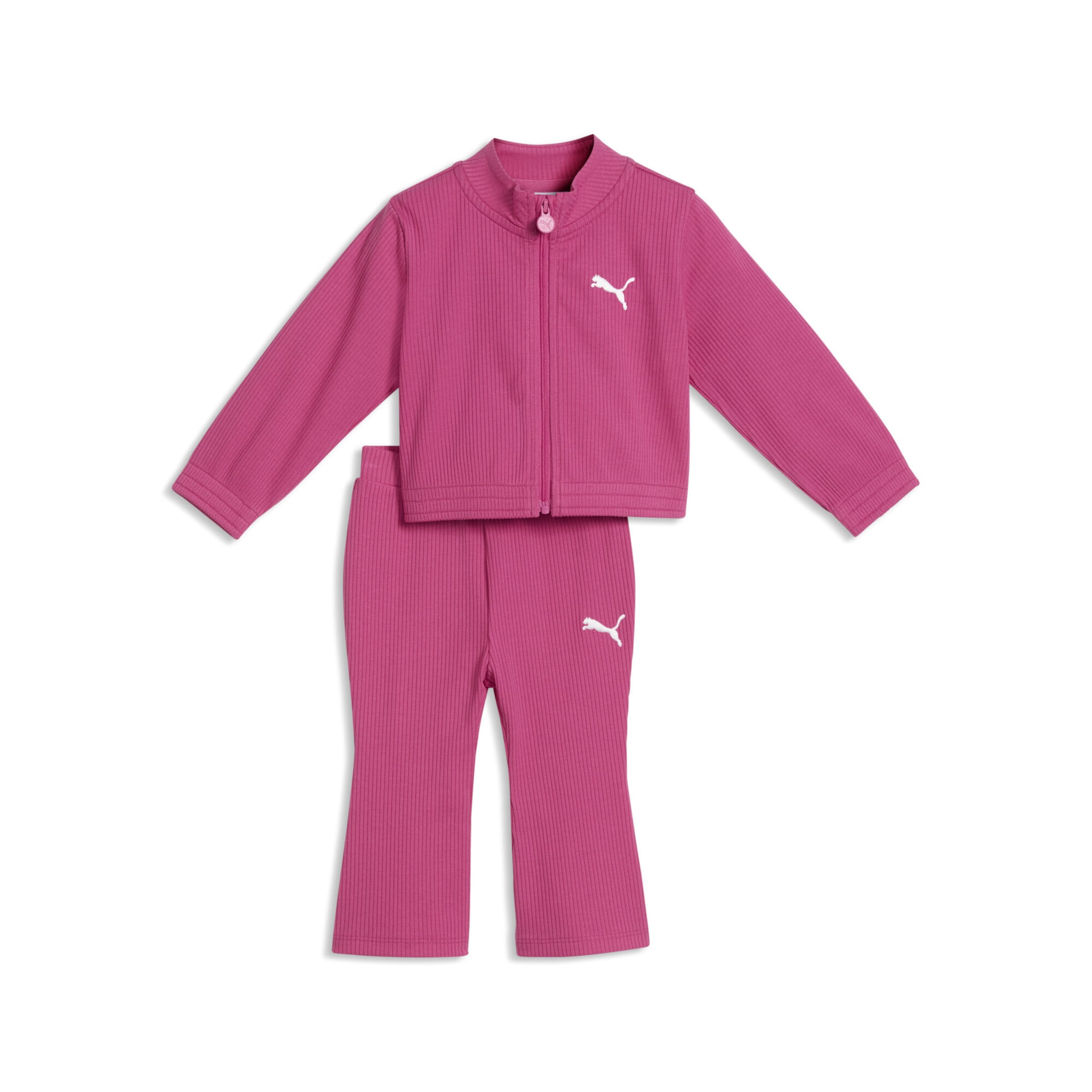 PUMA Trainingspak 'Essentials' in Roze: voorkant