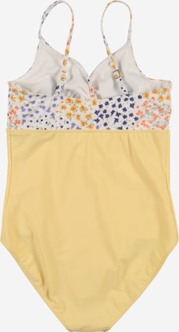 Abercrombie & FitchJednodijelni kupaći kostim - žuta boja