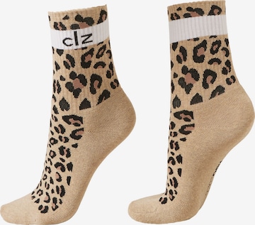 CALZEDONIA Socks in Brown: front