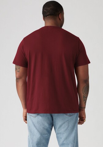 Levi's® Big & Tall Shirt 'Original Housemark' in Red