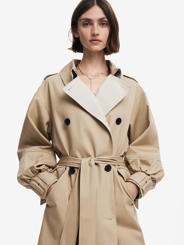 Manteau mi-saison Desigual en beige