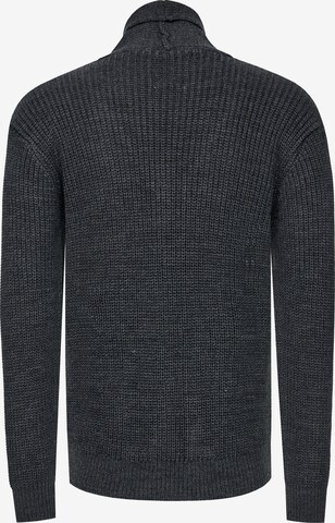 Rusty Neal Knit Cardigan in Grey