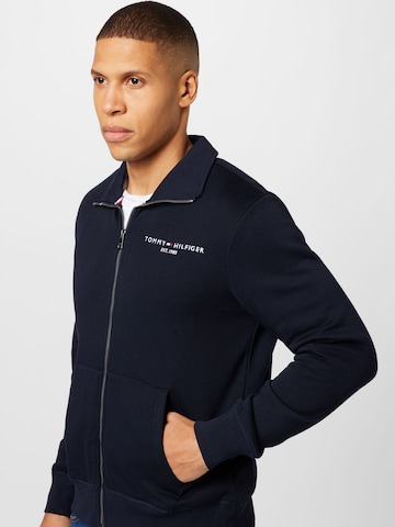 TOMMY HILFIGER Sweatjakke i blå