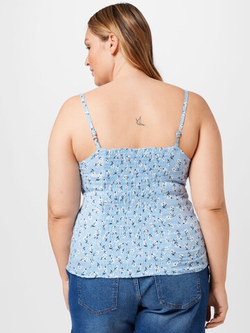 Top di Trendyol Curve in blu