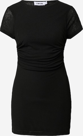 TWIIN Dress 'DAYTONA' in Black: front