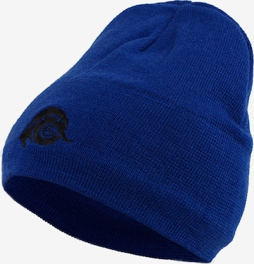 Guggen Mountain Beanie 'Mütze K901 aus Wolle mit leichtem Fleecefutter' in Blue: front