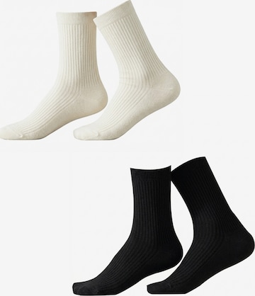 Millo Socks 'Cosy Steps Mix' in Black: front
