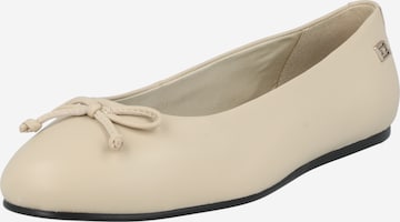 Ballerines 'Essential' TOMMY HILFIGER en blanc : devant