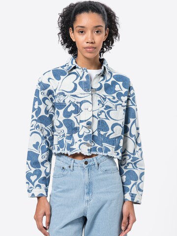 Vintage Supply Jacke in Blau: Vorderseite
