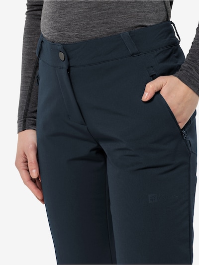 JACK WOLFSKIN Pantalon outdoor 'ACTIVATE THERMIC' en bleu marine, Vue avec produit