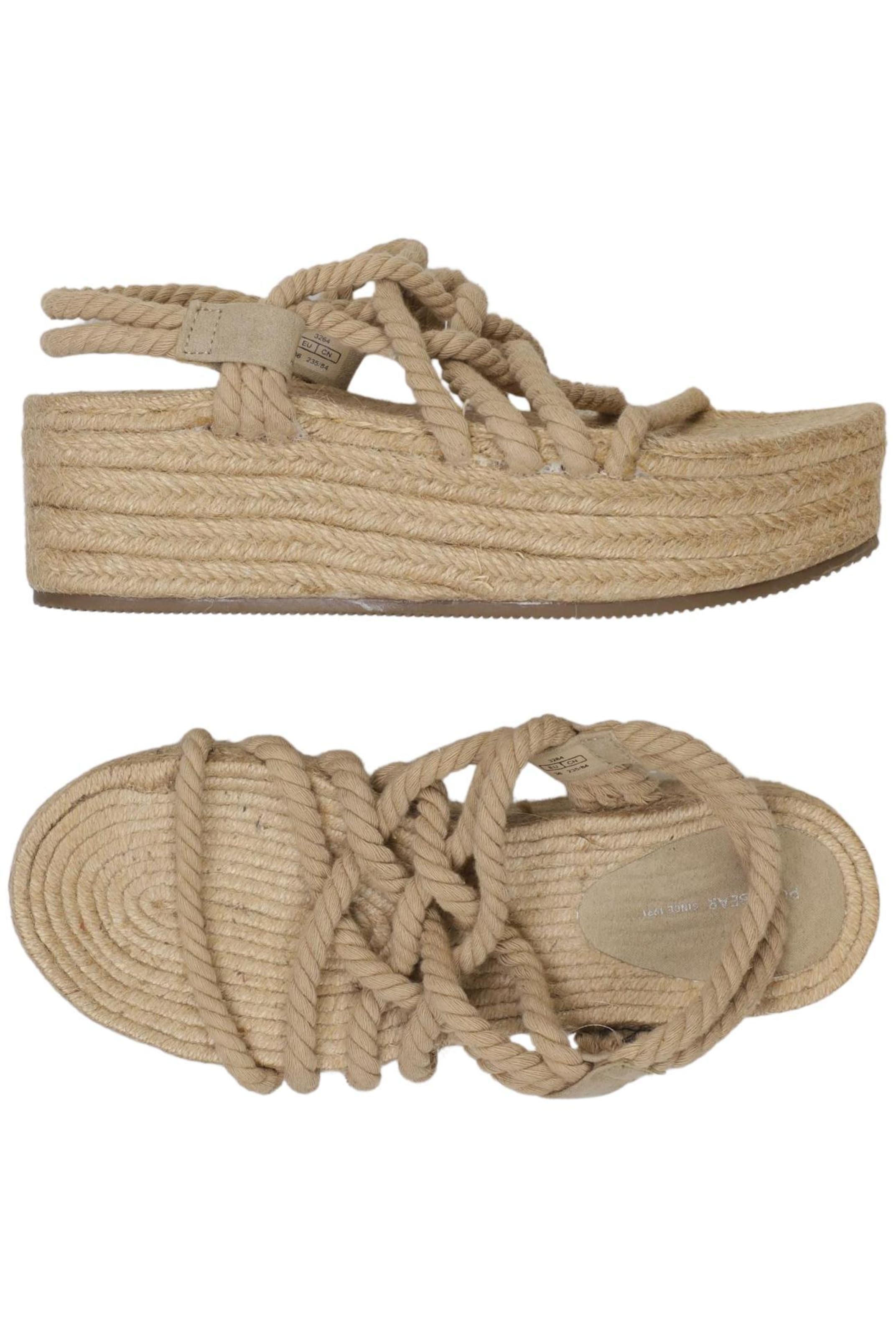 Pull&Bear Sandals & High-Heeled Sandals in 36 in Beige: front