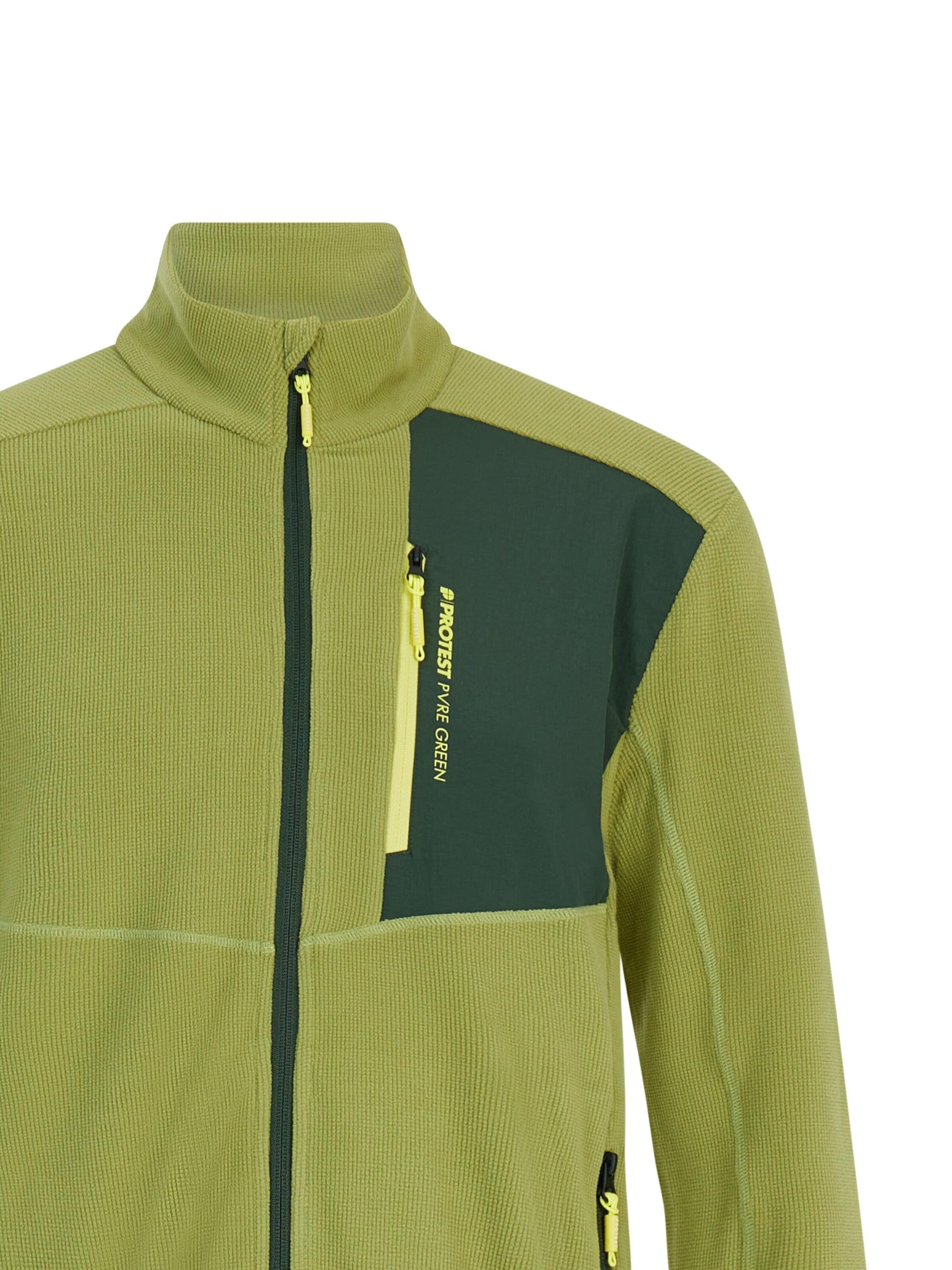 PROTEST Fleece jas 'PRTPallas' in Groen