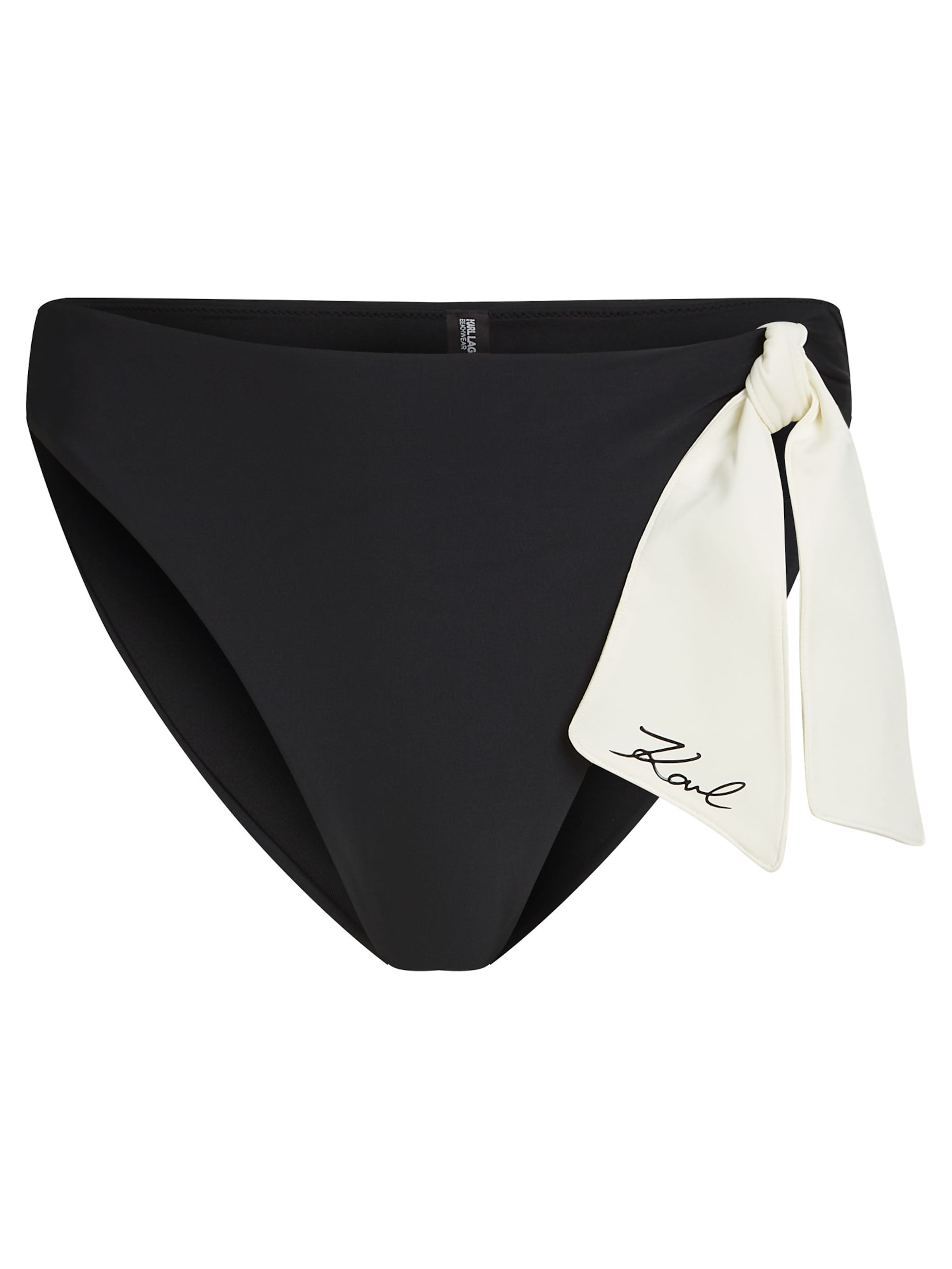 Karl Lagerfeld Bikinitrusse 'Signature' i sort: forside