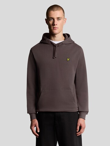 Lyle & Scott Sweatshirt in Bruin: voorkant