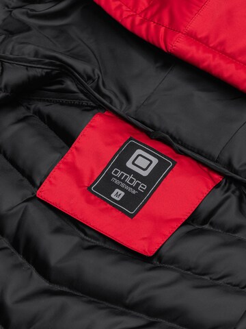 Ombre Between-season jacket 'C368' in Red