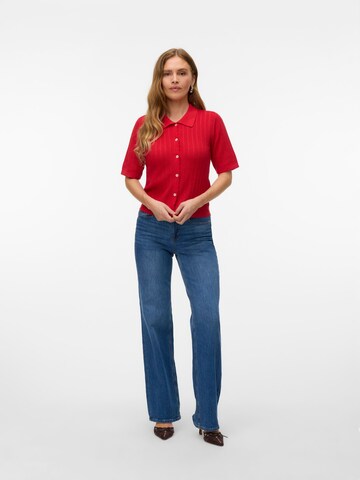 VERO MODA Cardigan 'VMLuxlight' i rød