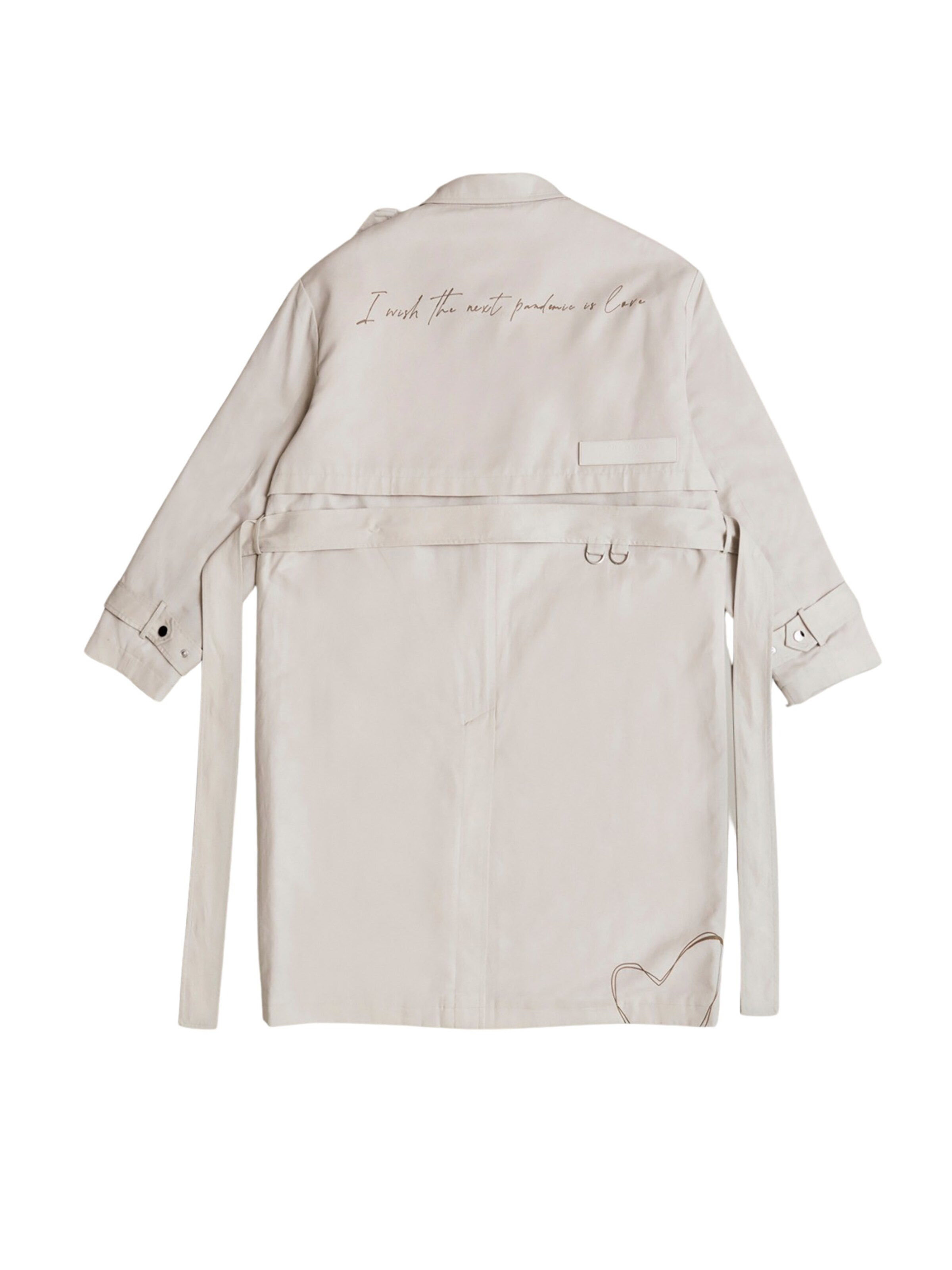 THE ODDS Tussenjas 'Trench Coat / LMTD Edition' in Beige