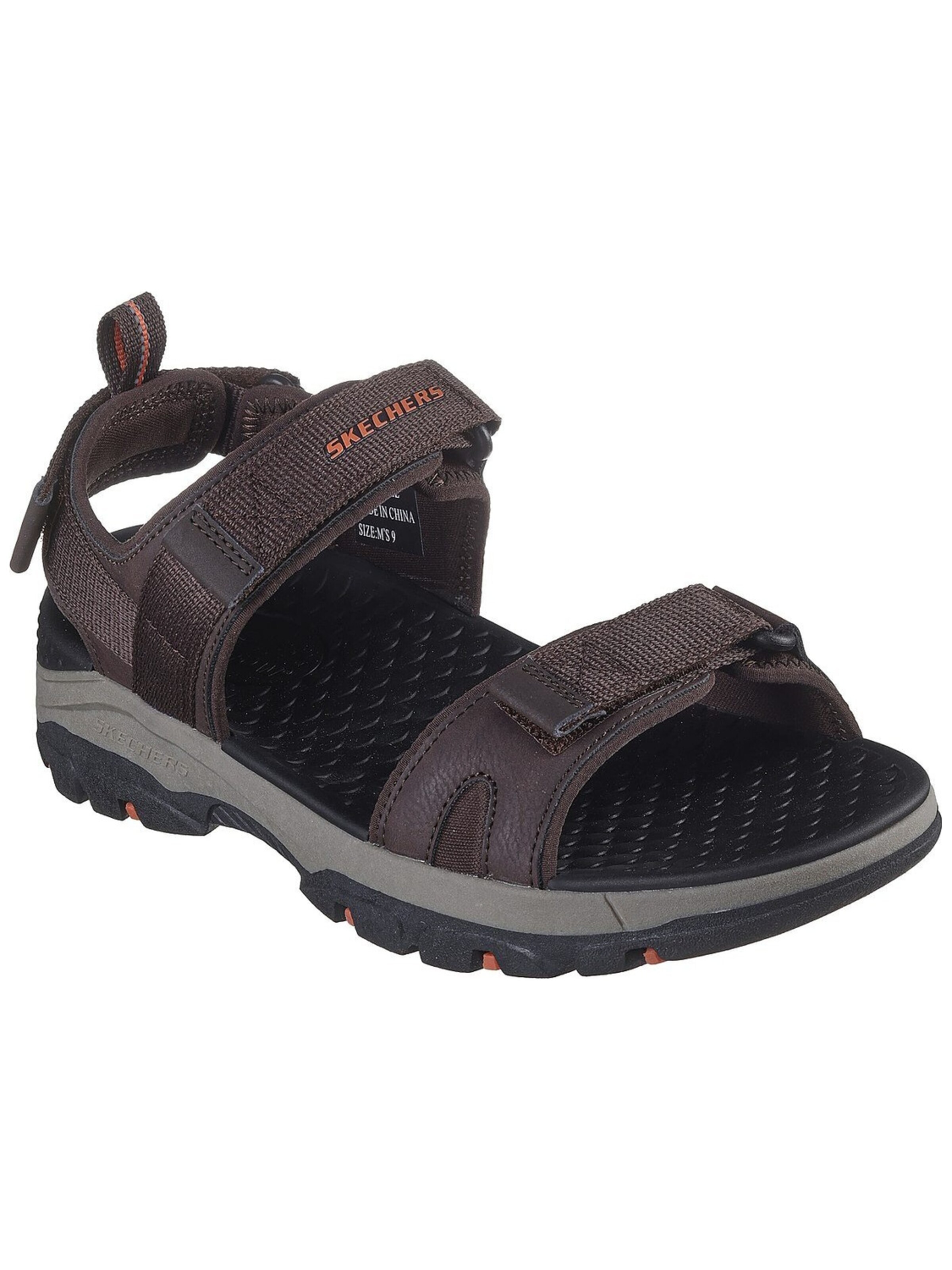 SKECHERS Sandalen 'Skechers Tresmen - Ryer' in Bruin: voorkant