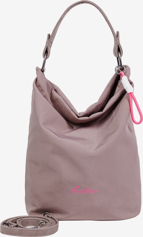 Fritzi aus Preußen Schultertasche 'Jimbo Hobo' in Beige: predná strana