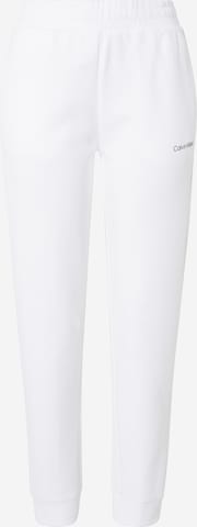 Calvin Klein Конический (Tapered) Штаны в Белый: спереди