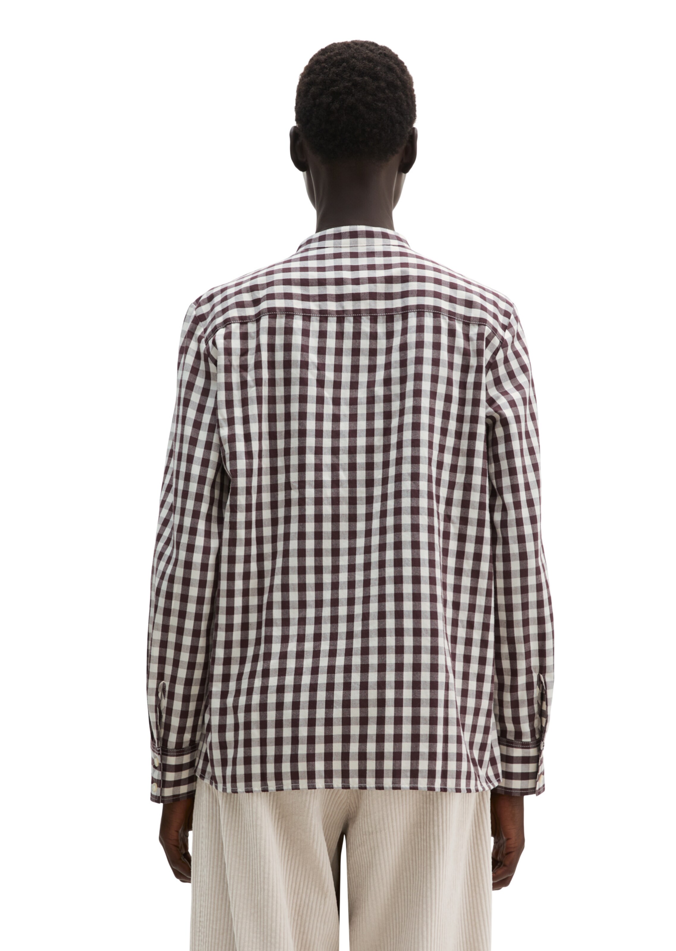 Marc O'Polo Bluse in Braun: Rückseite