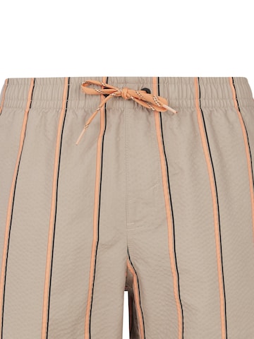 PROTEST Badeshorts 'PRTGonz' in Braun