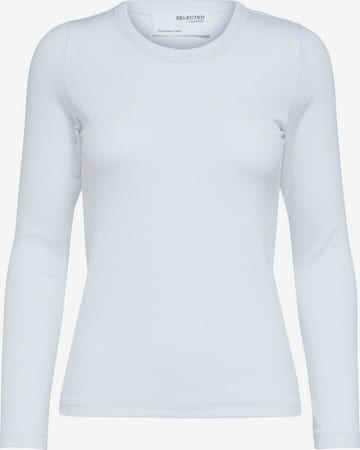 T-shirt 'DIANNA' SELECTED FEMME en blanc : devant