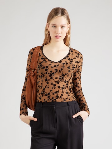 ABOUT YOU Póló 'Whitley' - bézs: elől