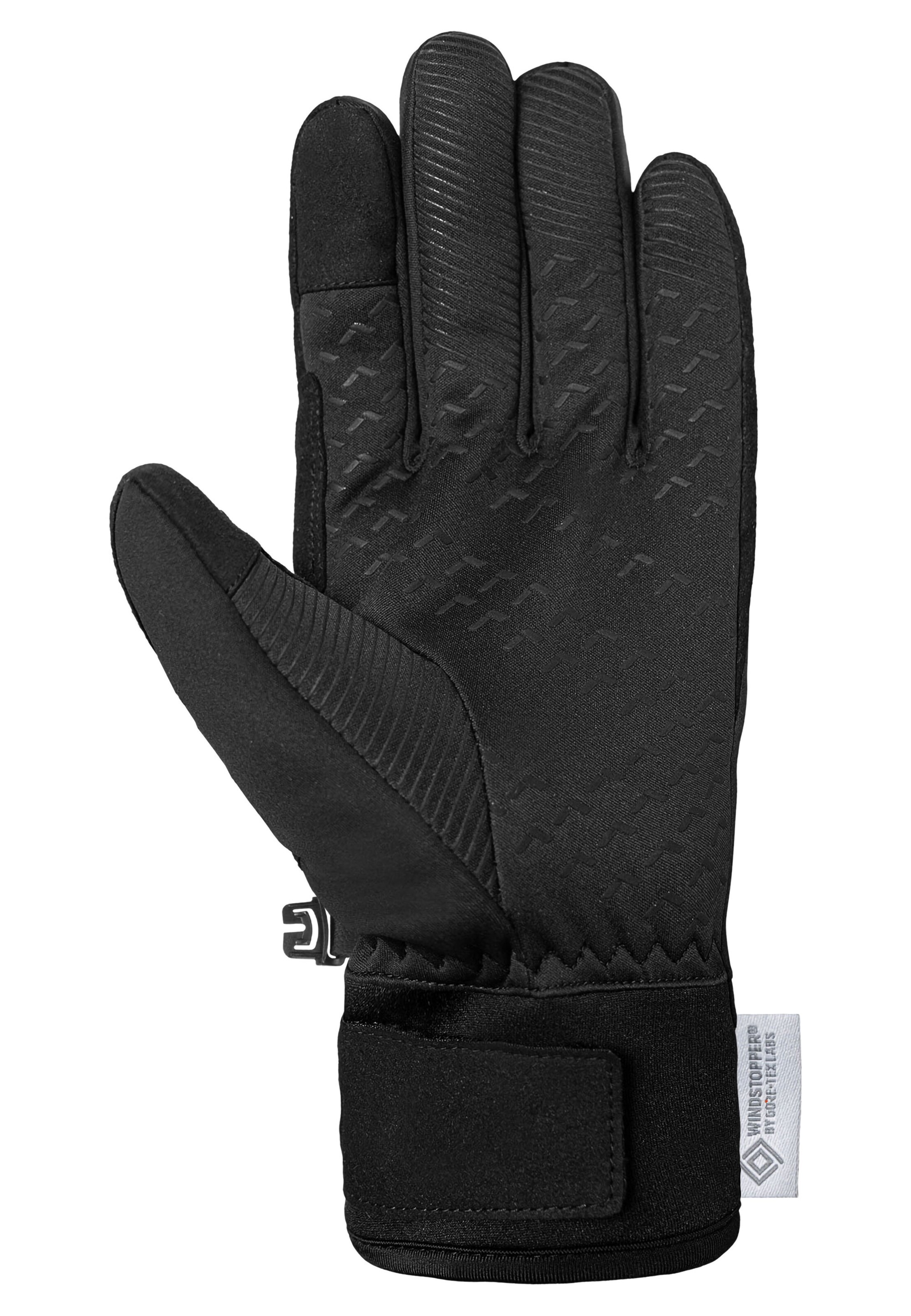 REUSCH Vingerhandschoenen 'Arendal WINDSTOPPER® TOUCH-TEC' in Zwart