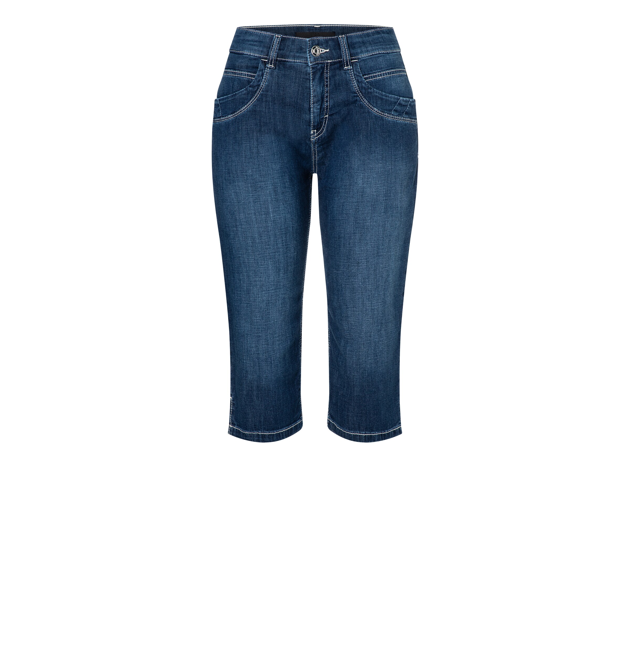MAC Slimfit Jeans in Blau: Vorderseite