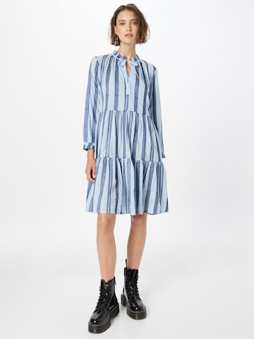 0039 Italy Shirt Dress 'Milly' in Blue: front