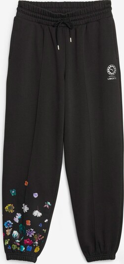 PUMA Pantalon 'PUMA X LIBERTY' en turquoise / violet clair / noir / blanc, Vue avec produit