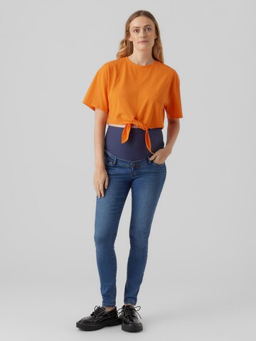 MAMALICIOUS T-Shirt 'Kay' in Orange