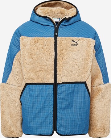 PUMA Between-Season Jacket in Beige: front