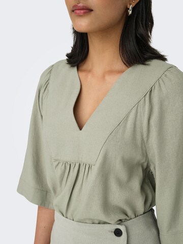 ONLY Bluse 'ONLCaro' i grøn