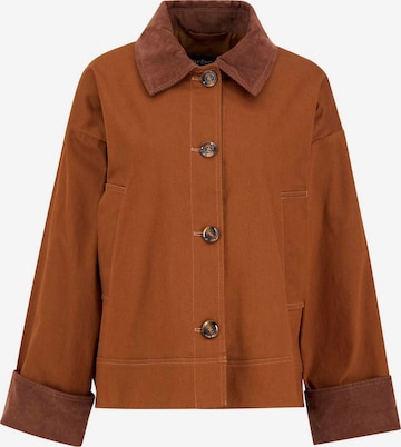 Veste mi-saison 'Abbey' Barbour en marron : devant