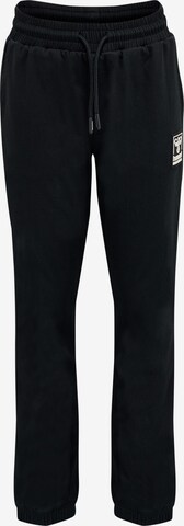 Hummel Tapered Broek 'Vermont' in Zwart: voorkant