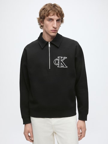 Calvin Klein Jeans Свитшот в Черный: спереди