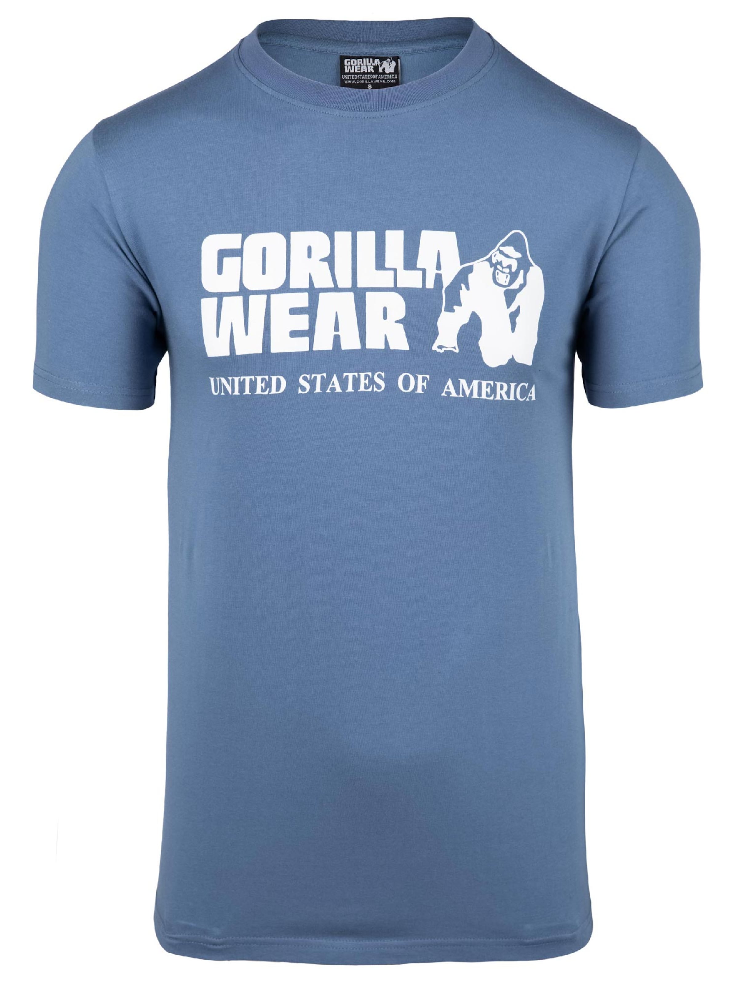 Maglia funzionale 'Classic' di Gorilla Wear in blu: frontale
