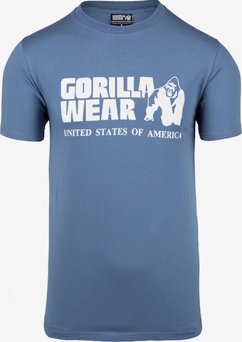 Maglia funzionale 'Classic' di Gorilla Wear in blu: frontale