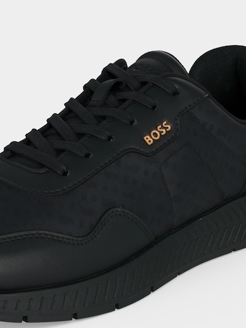 Baskets basses 'Titanium' BOSS en noir