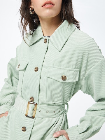 PIECES Between-Season Jacket 'Effi Selma' in Green