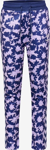 Hummel Regular Pants in Blue: front