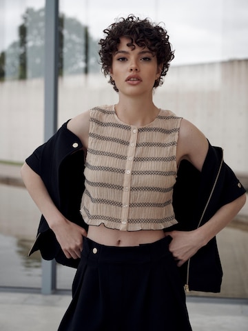 Wide Leg Pantalon 'ELEVATE_ Elsa Culotte' I want the moon en noir