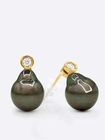 Ateliers Saint Germain - Pendientes 'Tavana' en amarillo: frente