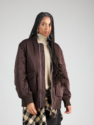 Twist & Tango Between-Season Jacket 'Jeri' in Brown: front